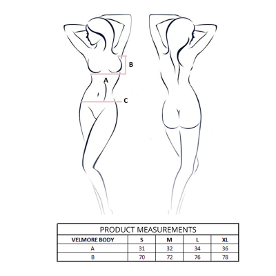 Passion Velmore Bodysuit Black L/Xl - image 4