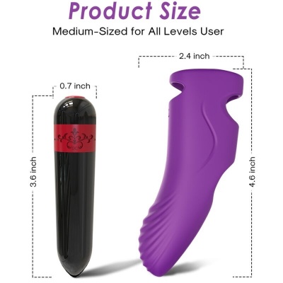 Armony Aurora Finger Vibrator Purple - image 1