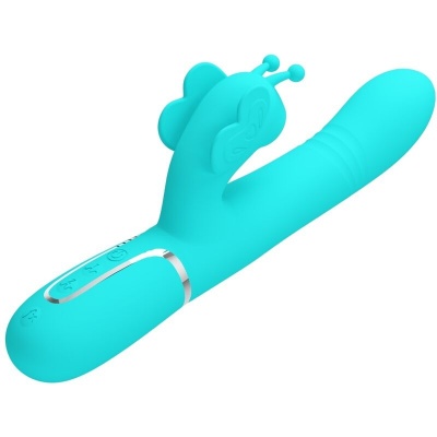 Pretty Love Multifunction Rabbit 4-in-1 Aqua - image 3