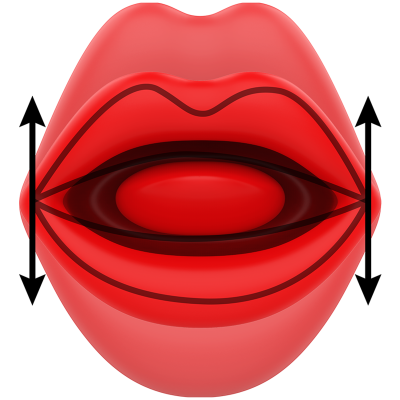 MIA Siena Red Stimulator Triple Pleasure Vibrating and Biting - image 4