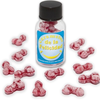 12 Penis Shaped Candies Jar 12 Penis Shaped Candies Jar