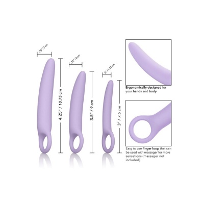 Calexotics Dr Laura Berman Alena Set Of 3 Silicone Dilators - image 3