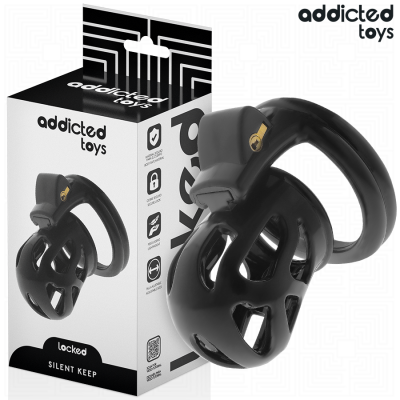 Addicted Toys Locked Silent Keep Penis Cage 7.5cm
