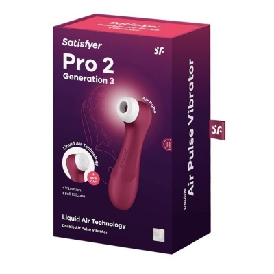 Satisfyer Pro 2 Generation 3 Liquid Air Wine Red - image 5