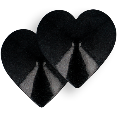 Coquette Chic Desire Nipple Covers Black Hearts - image 3
