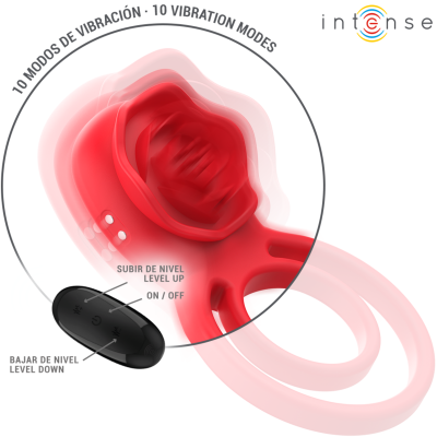 Intense Gail Stimulator Rose Red Remote Control - image 2
