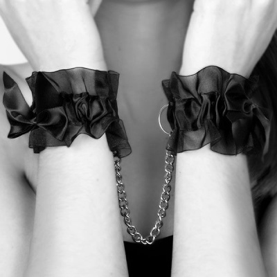 Bijoux Indiscrets Frou Frou Organza Handcuffs - image 3