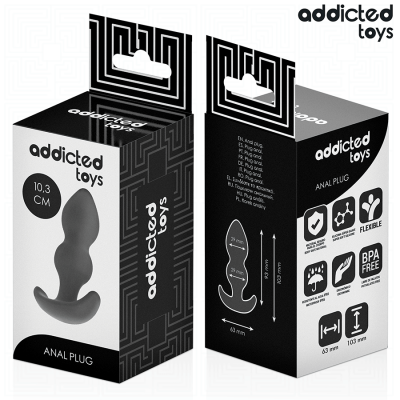Addicted Toys Anal Plug Silicone S 10.3CM - image 7