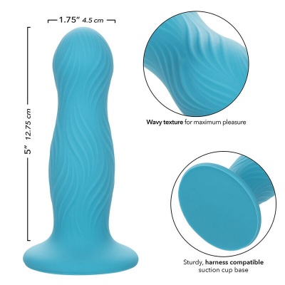 CalExotics Wave Rider Swell Anal Plug Blue - image 6