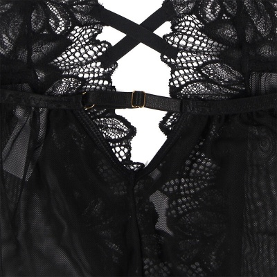 Subblime Teddy Halter Neck Bare Back Black S/M - image 8
