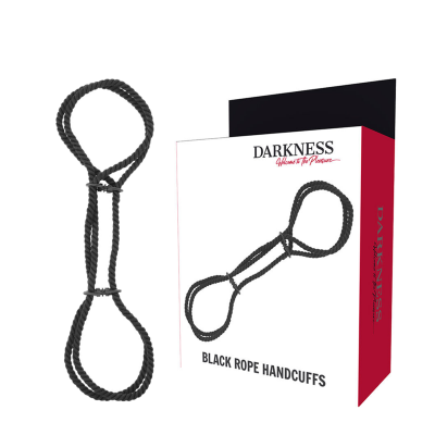 Darkness Cotton Rope Wrist/Ankle Cuffs 160cm - image 1