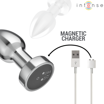 Intense Anal Plug Metal 10 Vibrations S with Remote - image 7
