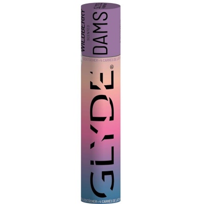 Sheer Glyde Blackberry Latex Dental Dams