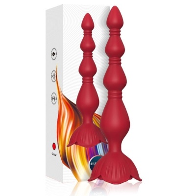 Armony Pink Vibrator Pagoda Anal Plug Red - image 4