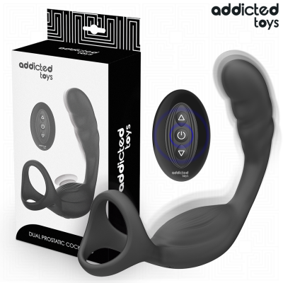 Addicted Toys Dual Prostatic Cock Ring Remote Control