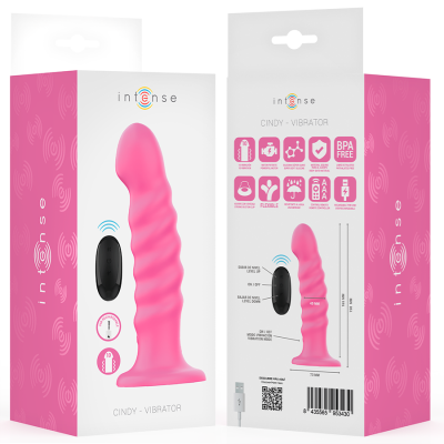 Intense Cindy Spiral Vibrator L - Pink Remote - image 8