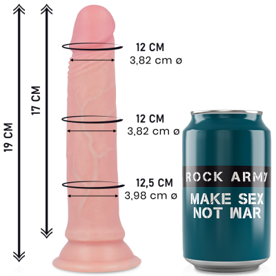 Rock Army Avenger Liquid Silicone Dildo 19 CM
