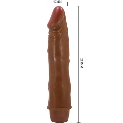 Baile Dwarf Realistic Vibrator 21 CM Mulatto - image 4