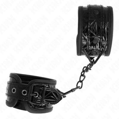 Kink Diamond Pattern Wrist Restraints Black 17-26CM - image 3