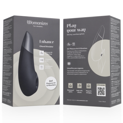 Womanizer Enhance Clitoral Stimulator Black - image 7