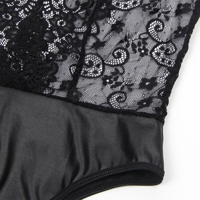 Subblime Sexy Body Garter Belt Black S/M - image 8