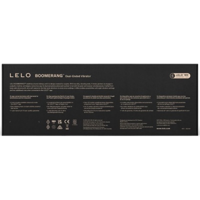 LELO Boomerang Double-Ended Vibrator Purple - image 5