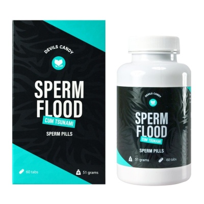 Foto van Devils Candy Sperm Flood - 60 capsules