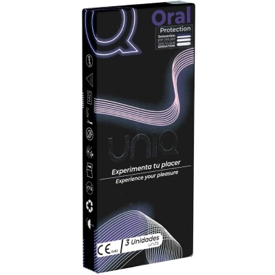 Uniq Classic Oral Dam Latex-Free Mask 1pk