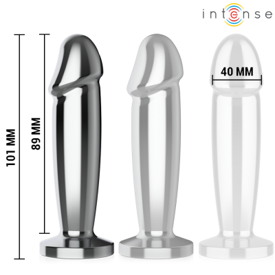 Intense Metal Dildo Anal Plug 10 Vibrations M Remote - image 5