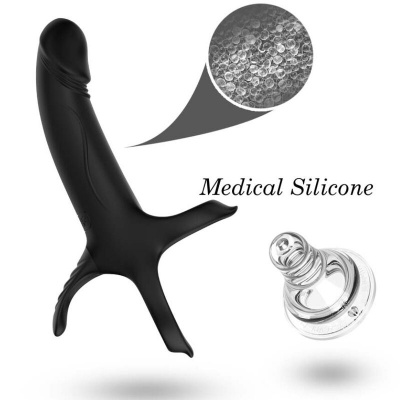 Armony Penis Ring with Vibrator Black 9 Modes - image 5