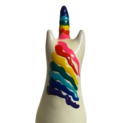 Condomerie Handpainted Unicorn Rainbow - image 2