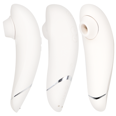 Womanizer Premium 2 Clitoral Stimulator Warm Gray - image 2