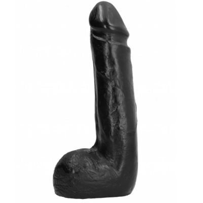 All Black Soft Black Realistic Dildo 20cm - image 2