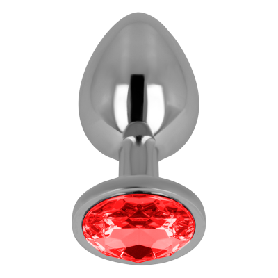 Ohmama - Anal Plug With Red Crystal 8 Cm - image 3