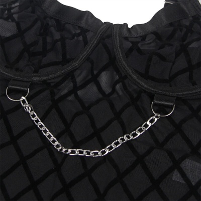 Subblime Body with Chains & Garter Belt Black L/XL - image 8