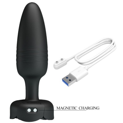 Pretty Love Tarion LED Anal Plug Black 12.5CM - image 8