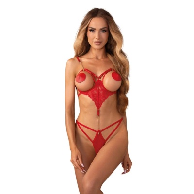 Foto van Obsessive – Matildea Open Teddy – Rood
