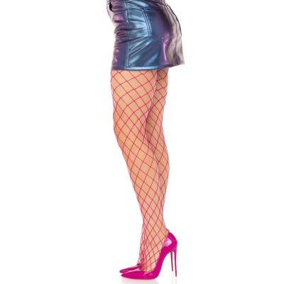 Leg Avenue Diamond Fishnet Pantyhose Pink - image 3