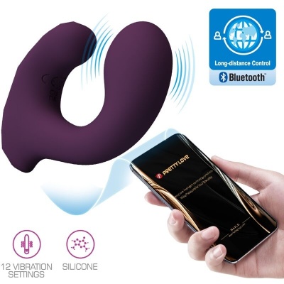 Pretty Love Billy C-Shaped Vibrator Purple
