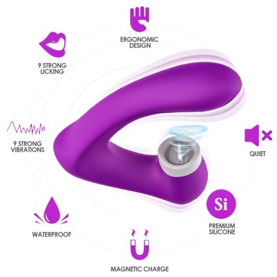 Armony Secretkiss Curved Clitoral Stimulator Purple - image 2