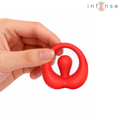 Russell Vibrating Penis Ring With Clitoris Stimulation Red - image 4