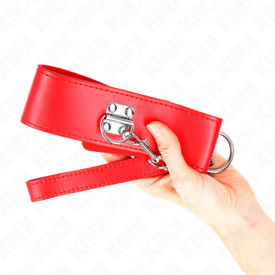 Necklace With Belt 65 CM With Wide Red Strap Adjustable 33.5-41 CM X 5 - image 4