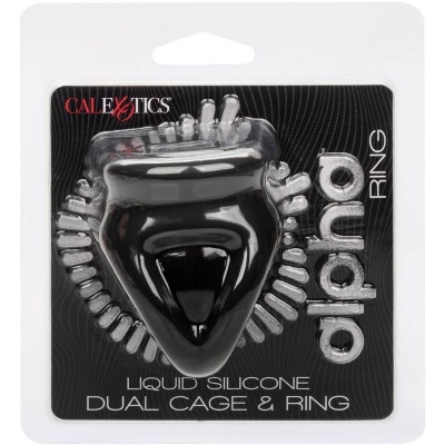 CalExotics Alpha Dual Cage Ring Black - image 3