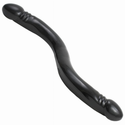 Foto van Doc Johnson - Klassieke Dubbele Dildo - Zwart