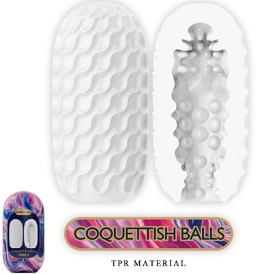 Pretty Love Coquettish Balls Silicone Masturbator - image 2
