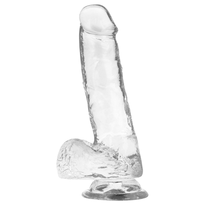 X Ray Clear Dildo With Balls 18.5 CM - image 5