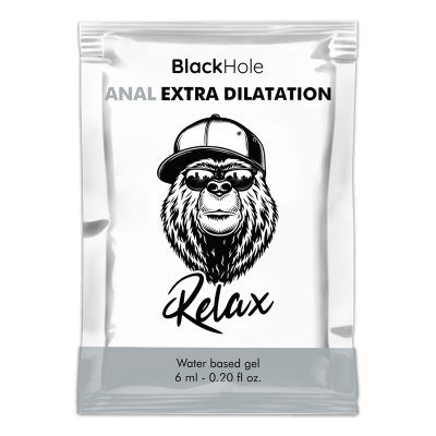 BLACK HOLE - Water Based Gel Extra Dilatation Single Dose 6 ML