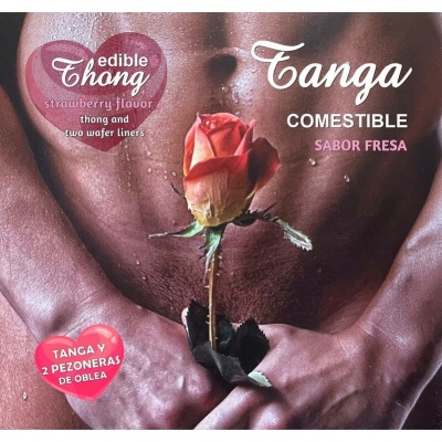 Hotflowers Strawberry Wafer Thong & Nipple Pads