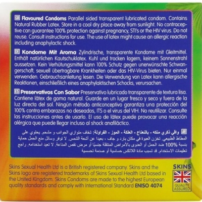 Skins Multi Flavors Premium Condoms 4 Units - image 4