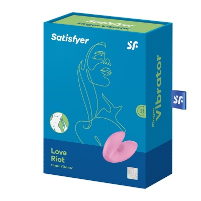 Satisfyer Love Riot Finger Vibrator Pink - image 4